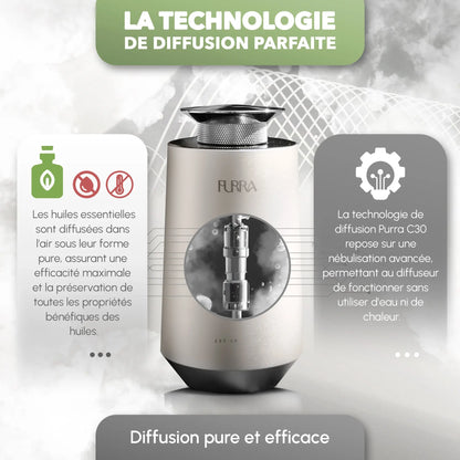 Purra C30 + 1  recharge offerte - Purra | Diffuseurs et Huiles Essentielles d'Exception